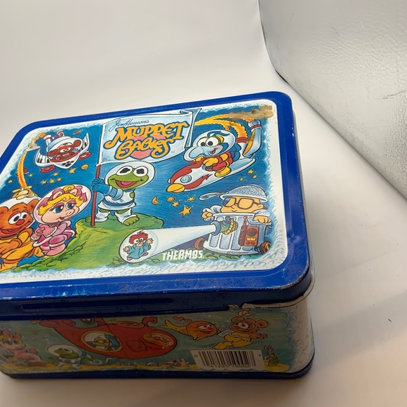 Vintage Jim Henson's Muppet Babies Retro Metal Lunch Box with Thermos 1985 - Picture 13 of 16